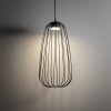 Czarna lampa wisząca ażurowa druciana owalna minimalistyczna loftowa uniwersalna klasyczna SPHERA S 11307 TK-LIGHTING